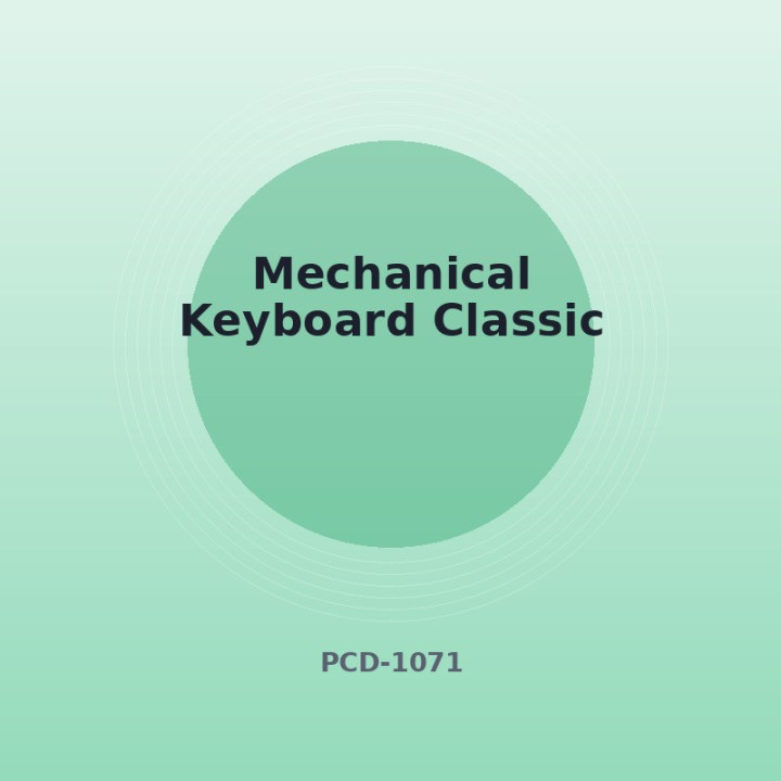 Mechanische Tastatur Klassisch